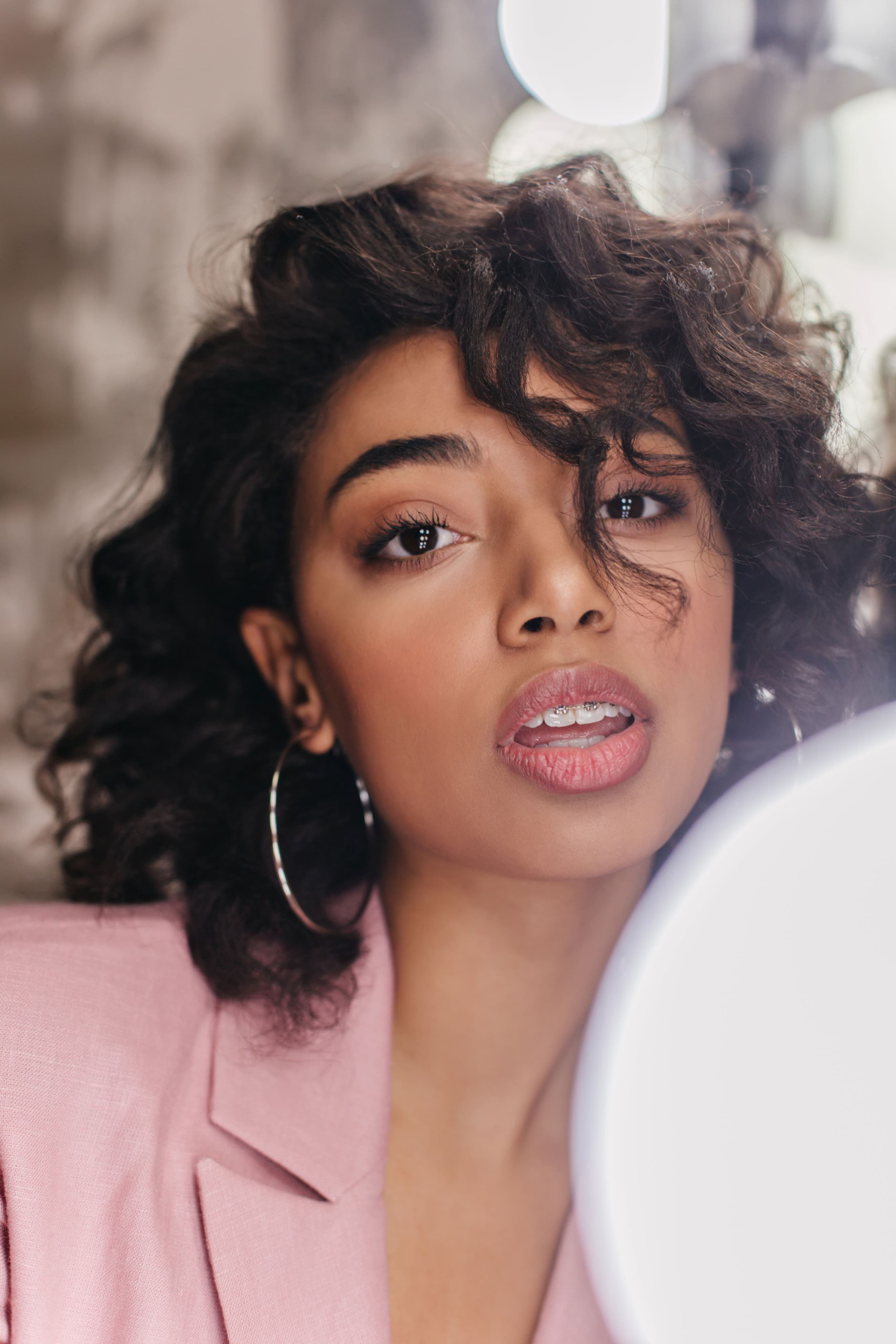 Beautiful makeup transformation